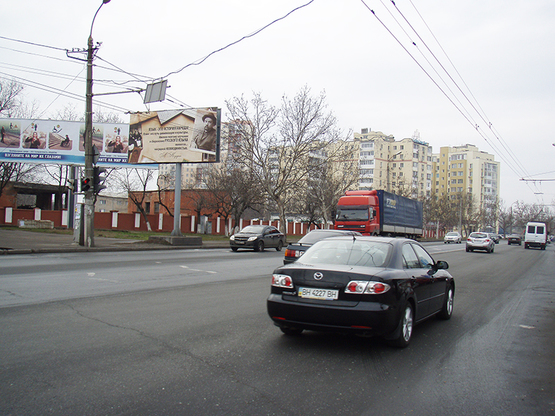 Фото рекламной плоскости по адресу Грушевского - ул. Пестеля