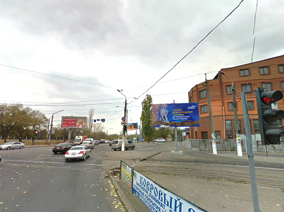 Фото рекламной плоскости по адресу Николаевская дор.- пр-т Добровольского***