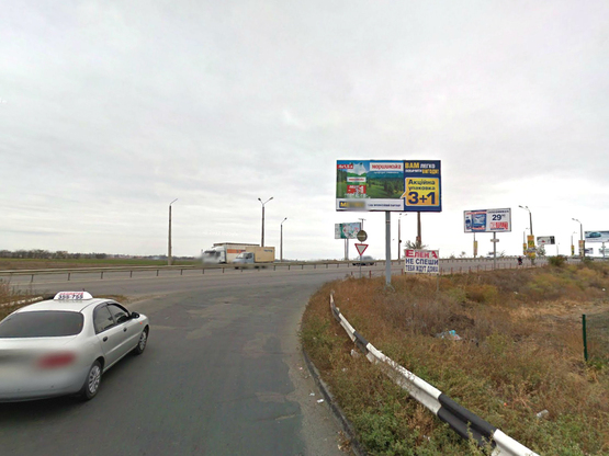 Фото рекламної площини за адресою Овидиопольское шоссе-Промрынок "7 км"