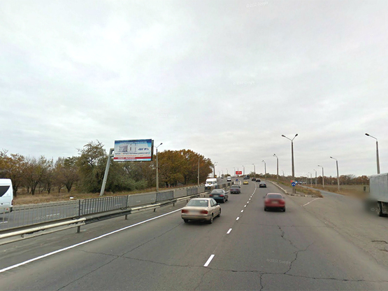 Фото рекламной плоскости по адресу Овидиопольское шоссе- " Эпицентр" ГУСАК