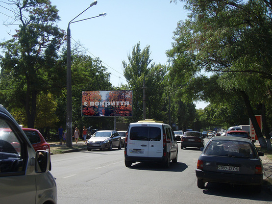 Фото рекламной плоскости по адресу Воробьева-Ядова