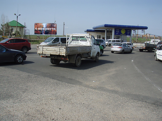 Фото рекламной плоскости по адресу Сухой лиман(поселок)- ЖД переезд