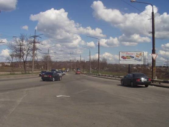 Фото рекламной плоскости по адресу 107_Запорожье_Северное Шоссе, ул Демократическая, от центра