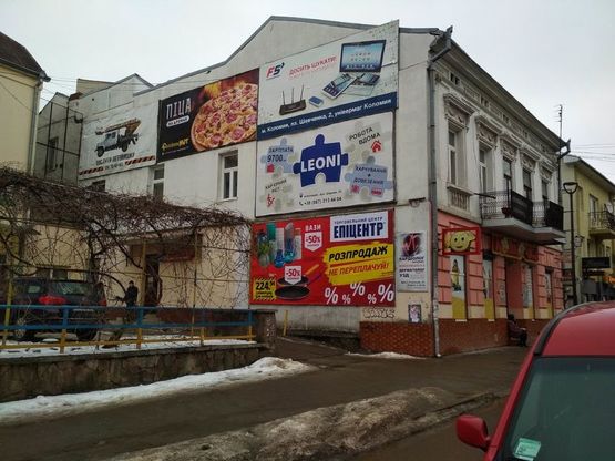 Фото рекламної площини за адресою пр. Грушевського, біля Фокстроту