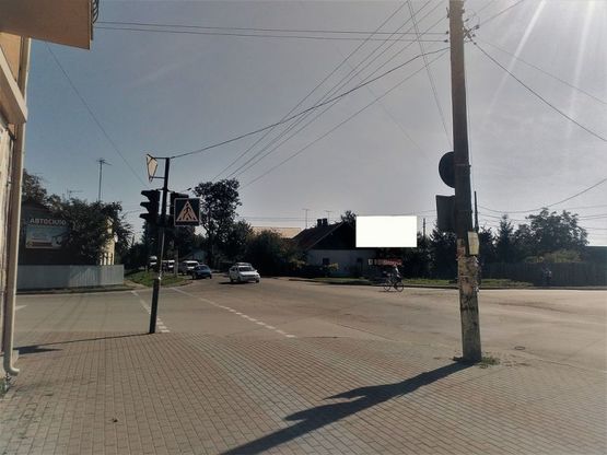 Фото рекламної площини за адресою вул. Мазепи - вул. Миколайчука (напрям на Чернівці)