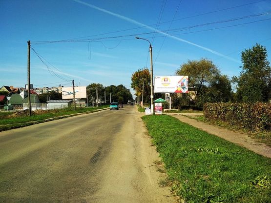 Фото рекламной плоскости по адресу вул. Мазепи  (завод КРП), напрям в центр Фото рекламной плоскости по адресу вул. Мазепи  (завод КРП), напрям в центр