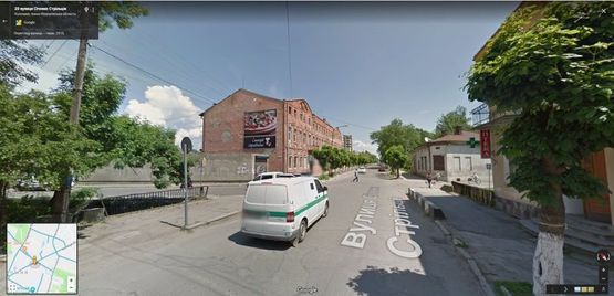 Фото рекламної площини за адресою вул. Січових Стрільців - вул.Чехова (ткацька фабрика)