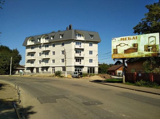 Фото рекламної площини за адресою вул. Петлюри (автосервіс "Спафіс"), виїзд