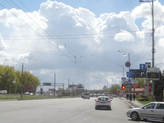 Фото рекламної площини за адресою Б. Окружная, 2 АЗС КЛО за БИЛЛОЙ А низ