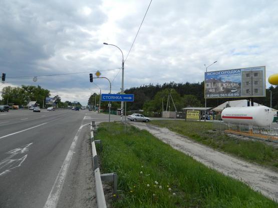 Фото рекламної площини за адресою Киев-Житoмир 22+200 с. Стoянка из Киева