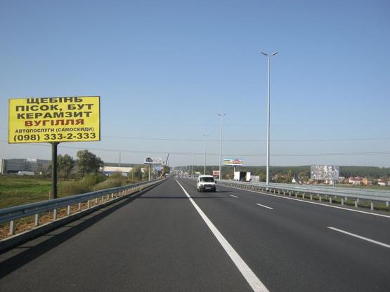 Фото рекламной плоскости по адресу Киев-Житомир 20+850 КПП, из Киева