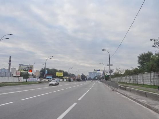 Фото рекламної площини за адресою Днепровская набережная - Здолбуновская ул.