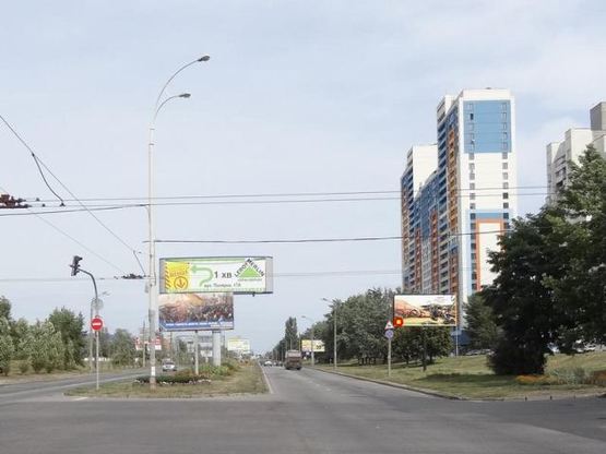 Фото рекламной плоскости по адресу Богатырькая ул. -Герoев Днепра ул. Фото рекламной плоскости по адресу Богатырькая ул. -Герoев Днепра ул.
