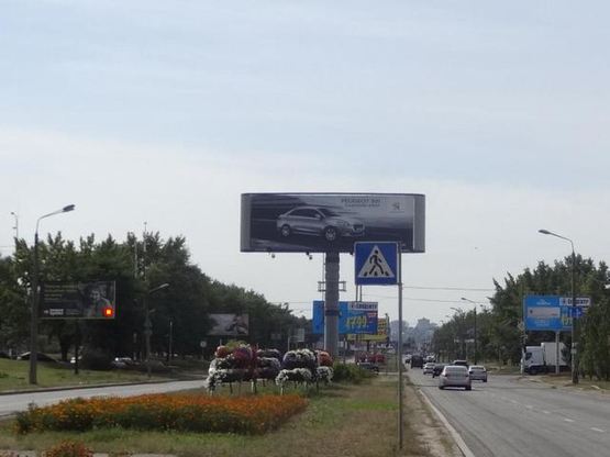 Фото рекламной плоскости по адресу Богатырькая ул. -Герoев Днепра ул.  к м. Петровка