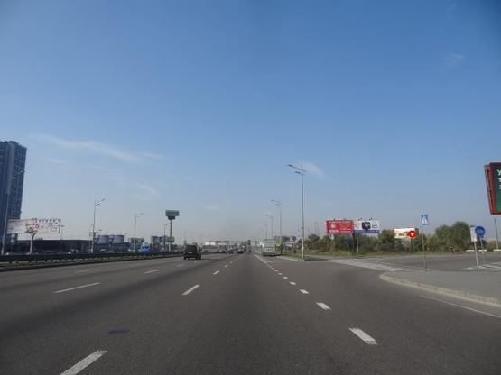 Фото рекламной плоскости по адресу Днепровская набережная заезд на Бажана пр.