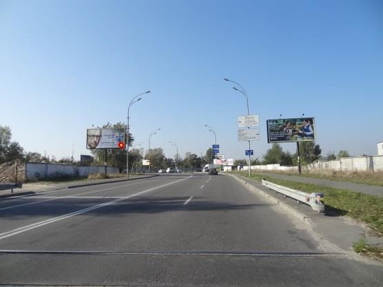 Фото рекламної площини за адресою Здолбуновкая ул., 100 м к Днепровской справа Новус