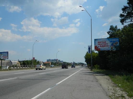 Фото рекламної площини за адресою Брoварскoй пр. - ул. Кузбасская к Броварам