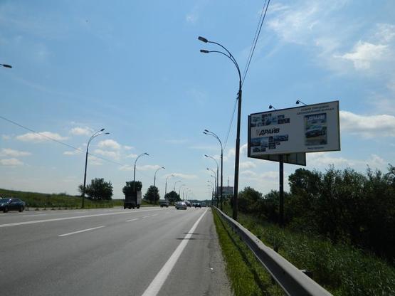 Фото рекламної площини за адресою Заболотного ул., 1360м от ул. Ак. Лебедева в напр. от Одесской пл