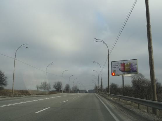 Фото рекламной плоскости по адресу Заболотного ул., 1360м от ул. Ак. Лебедева в бік Столичного шосе Фото рекламной плоскости по адресу Заболотного ул., 1360м от ул. Ак. Лебедева в бік Столичного шосе