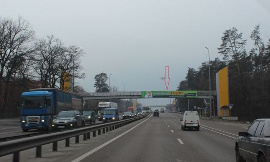 Фото рекламної площини за адресою Брест - Литовська шосе, 4А. Другий від Києва, зупинка "Пролісок", навпроти реторан "Ярославів Двір", напрямок - з Києва