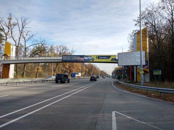 Фото рекламної площини за адресою Брест - Литовська шосе. Шостий від Києва, зупинка "Чайка", другий поворот  на с. Чайку, ресторан "Прованс", в напрямок -  в Київ Фото рекламної площини за адресою Брест - Литовська шосе. Шостий від Києва, зупинка "Чайка", другий поворот  на с. Чайку, ресторан "Прованс", в напрямок -  в Київ