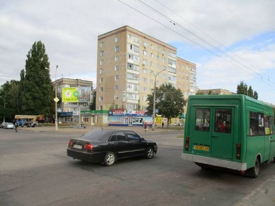 Фото рекламної площини за адресою ул. Рокоссовского х ул. Одинцова (сторона B) Фото рекламної площини за адресою ул. Рокоссовского х ул. Одинцова (сторона B)