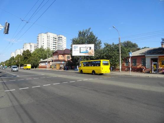 Фото рекламної площини за адресою проспект Победы х ул. Воровского (сторона А) Фото рекламної площини за адресою проспект Победы х ул. Воровского (сторона А)
