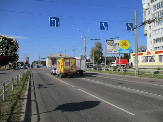 Фото рекламной плоскости по адресу ул 1 мая х ул Рокоссовского (сторона А)