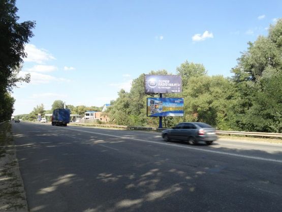 Фото рекламной плоскости по адресу Киевское шоссе, въезд А Фото рекламной плоскости по адресу Киевское шоссе, въезд А