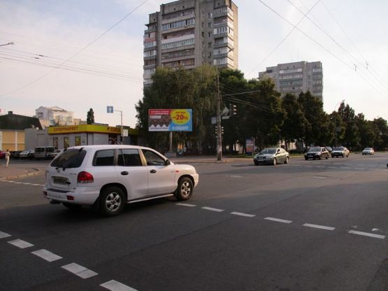 Фото рекламной плоскости по адресу просп. Победы х ул.Комсомольская Фото рекламной плоскости по адресу просп. Победы х ул.Комсомольская