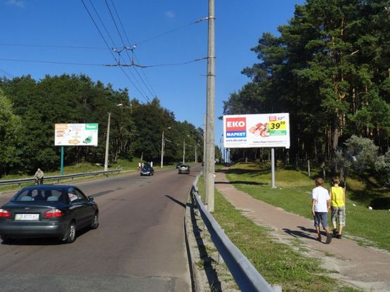 Фото рекламной плоскости по адресу ул. Боевая (еловщина) (сторона А)