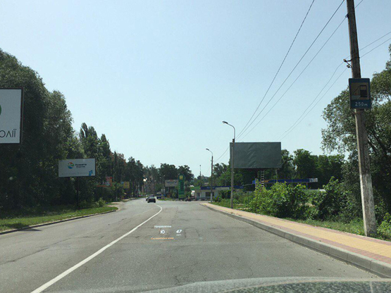 Фото рекламної площини за адресою ул. Гостомельское шоссе, из Киев Фото рекламної площини за адресою ул. Гостомельское шоссе, из Киев