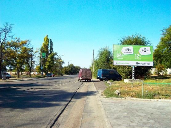 Фото рекламной плоскости по адресу Херсонская ул. ( кафе "Чумацький шлях")