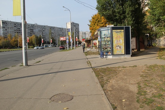Фото рекламной плоскости по адресу пр. Людвига Свободы, 33, ст.м. Алексеевская Фото рекламной плоскости по адресу пр. Людвига Свободы, 33, ст.м. Алексеевская