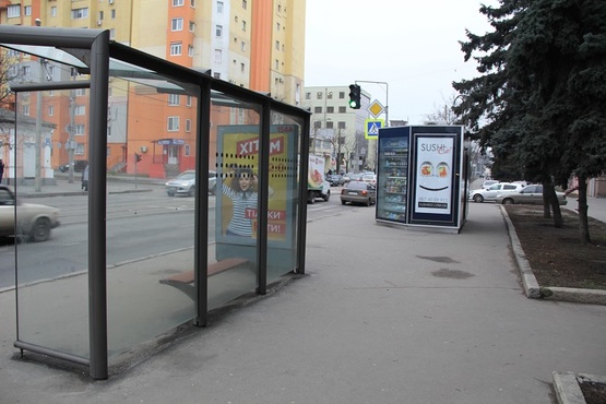 Фото рекламної площини за адресою пр. Московский, 91, остановка ул. Никитина Фото рекламної площини за адресою пр. Московский, 91, остановка ул. Никитина