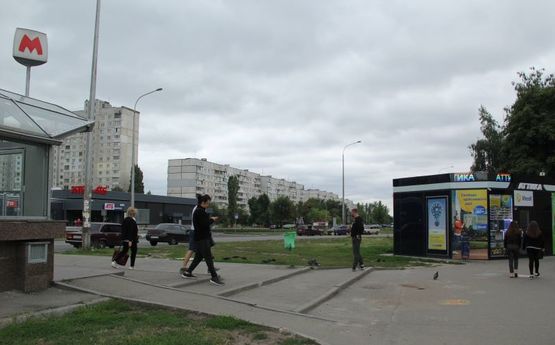 Фото рекламной плоскости по адресу ул. Целиноградская, 52, ст.м. Алексеевкая Фото рекламной плоскости по адресу ул. Целиноградская, 52, ст.м. Алексеевкая