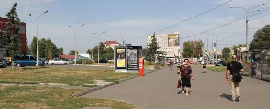 Фото рекламной плоскости по адресу пр. Гагарина, 30, ТЦ Таврия Фото рекламной плоскости по адресу пр. Гагарина, 30, ТЦ Таврия