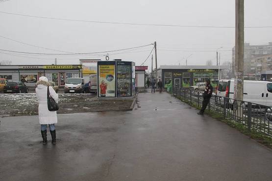 Фото рекламной плоскости по адресу пр. Героев Сталинграда, 140, Коммунальный рынок Фото рекламной плоскости по адресу пр. Героев Сталинграда, 140, Коммунальный рынок