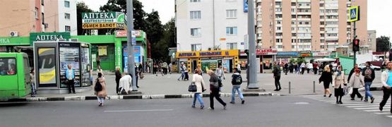 Фото рекламной плоскости по адресу пр. Гагарина, 177, Одесская,  супермаркет Класс Фото рекламной плоскости по адресу пр. Гагарина, 177, Одесская,  супермаркет Класс