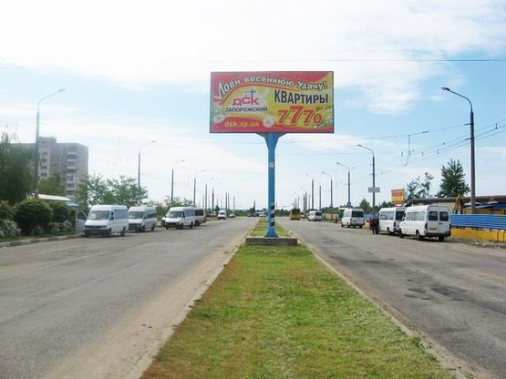 Фото рекламної площини за адресою ул.Новокузнецкая, 75 ( к ул.Стешенко)