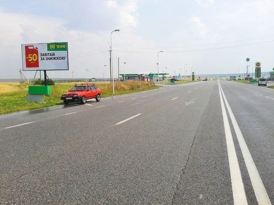 Фото рекламной плоскости по адресу Граница с Польшей ( от границы)