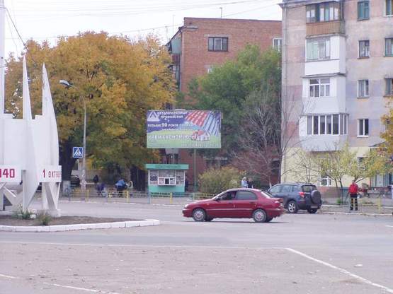 Фото рекламной плоскости по адресу ул.Б.-Днестровская №141, Площадь МИРА, ул.Б.-Днестровская №141-пр-т.Ленина