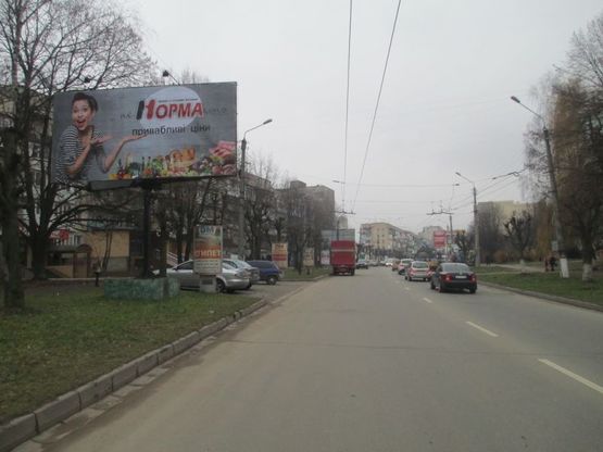 Фото рекламной плоскости по адресу вул. Комарова, 25 Фото рекламной плоскости по адресу вул. Комарова, 25