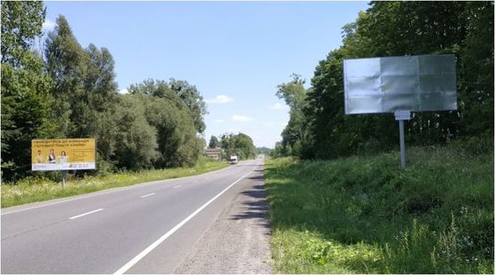 Фото рекламної площини за адресою Трасса Львов-Тернополь, с. Подгорное, выезд из города