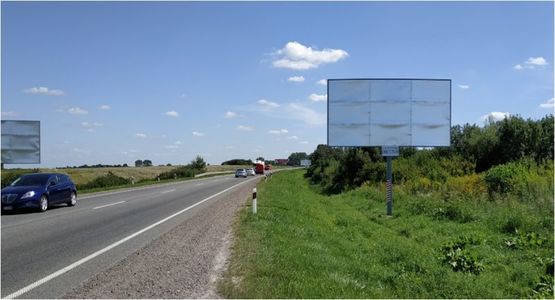 Фото рекламной плоскости по адресу М-06 Киев-Чоп, Окружная дорога з Киева после Гамалиевки, правый
