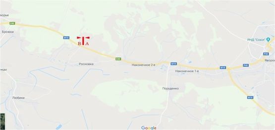 Фото рекламной плоскости по адресу Автодорога Львов-Краковец, плоскость №1