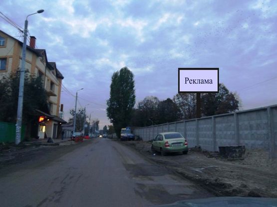 Фото рекламної площини за адресою г.Вишневое, ул.Чорновола, напротив д. 8(Ресторан Камелот) Фото рекламної площини за адресою г.Вишневое, ул.Чорновола, напротив д. 8(Ресторан Камелот)