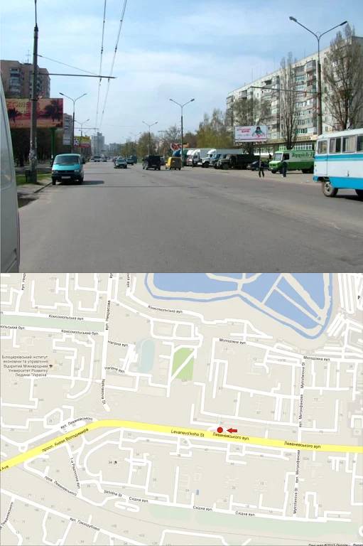 Білборд в м. Біла Церква на вул. Героїв Небесної Сотні, 46 (спорт школа ...
