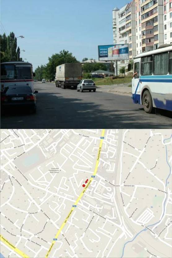 Фото рекламной плоскости по адресу вул. Павлюченко(р-н будинку №28)