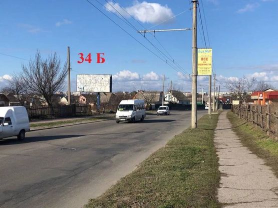 Фото рекламної площини за адресою вул. Дружби,  напрямок до пл. Волі (за старим МРЕО)